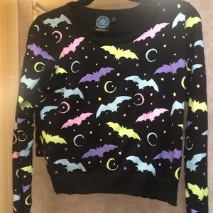 Pastel Bats Crop Top